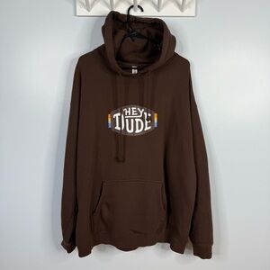 Hey Dude Men’s Brown Hoodie